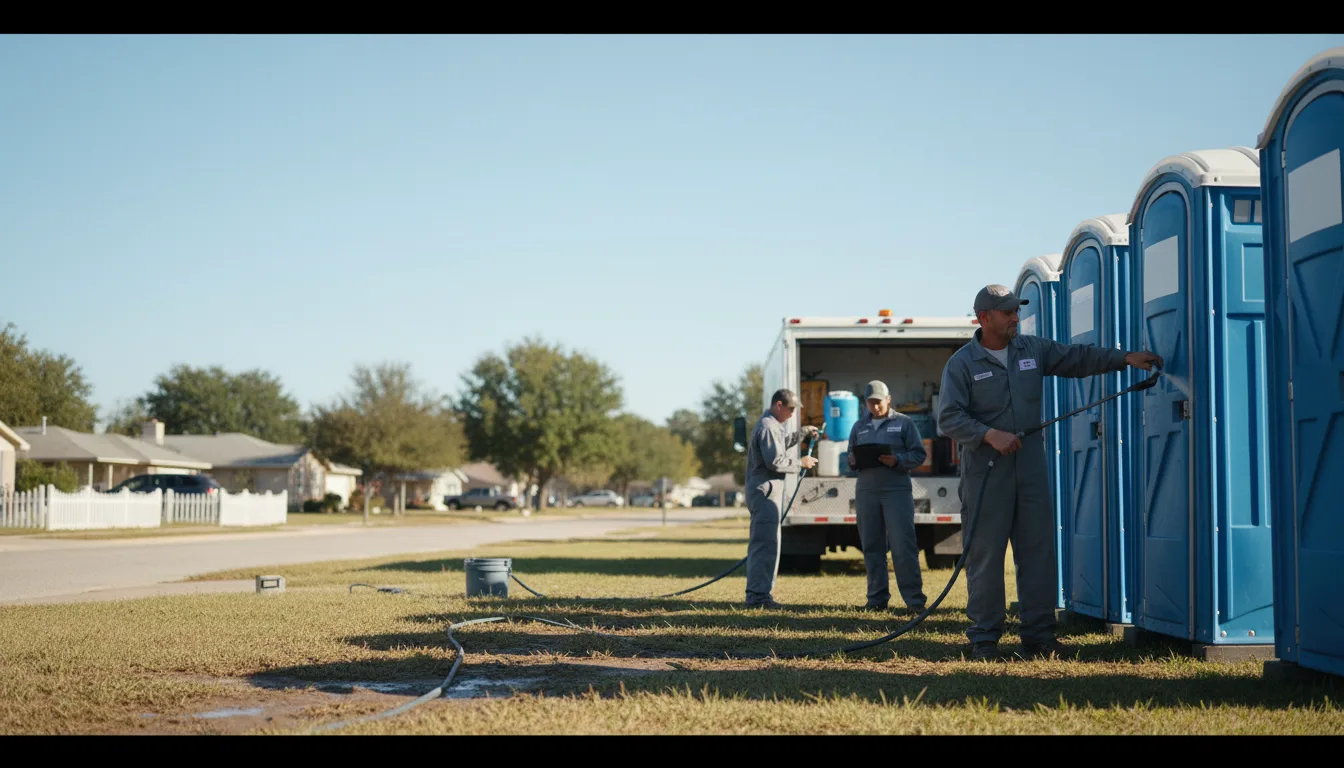 Long-Term Portable Toilet Rental in Council Grove, KS near me